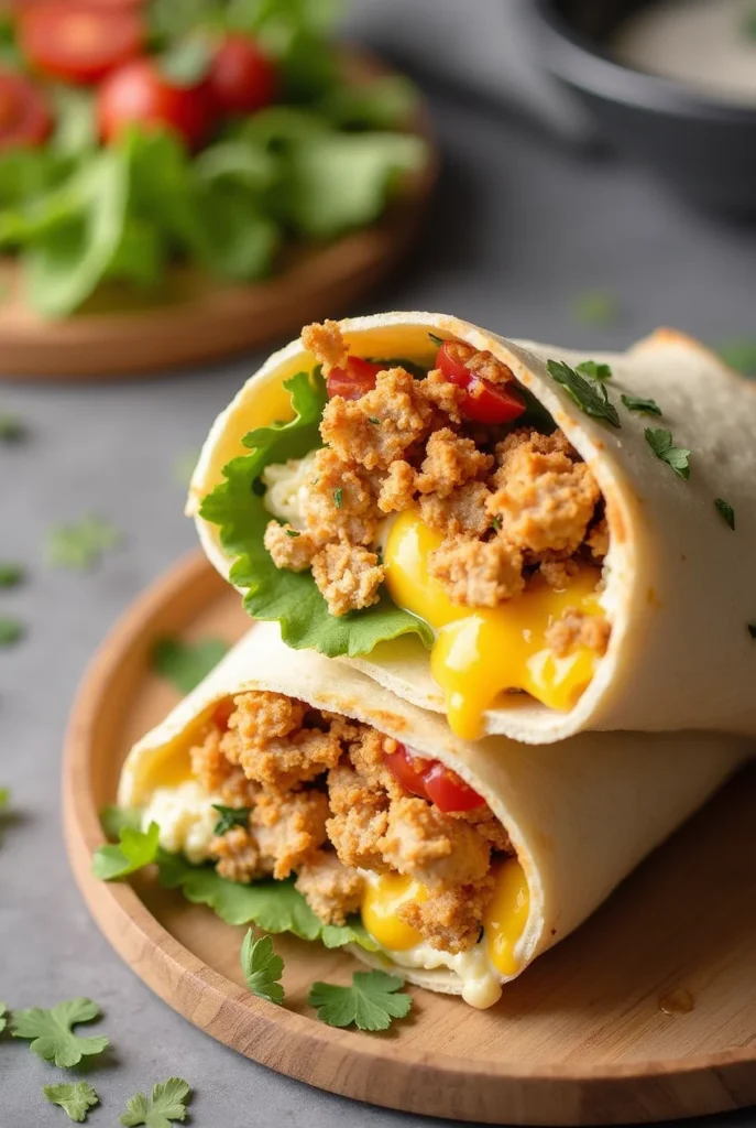 chicken breakfast burritos