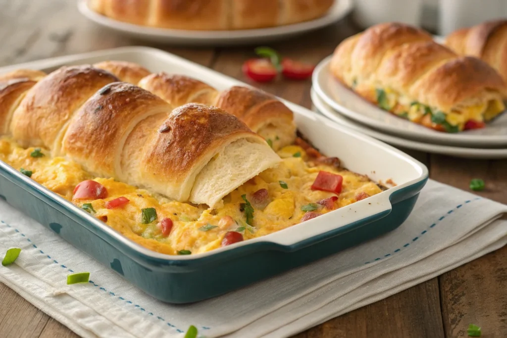 Breakfast Casserole with Crescent Rolls