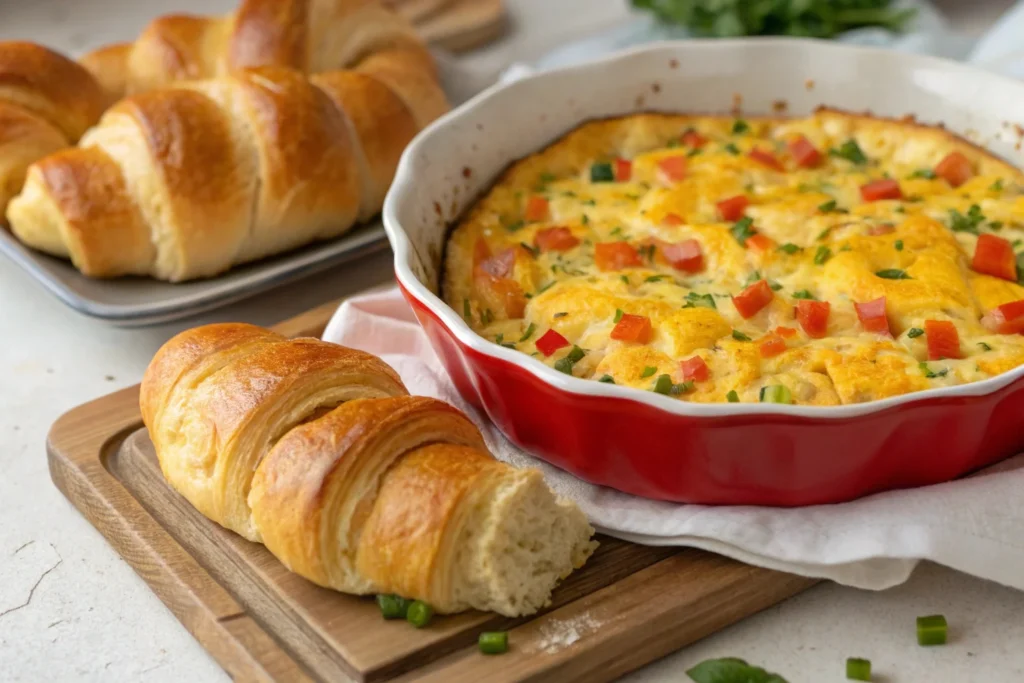 Breakfast Casserole with Crescent Rolls