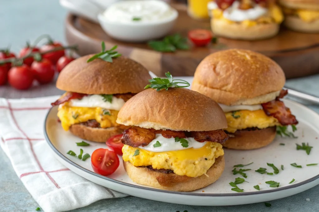 Crack Breakfast Sliders