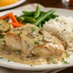 Creamy Smothered Chicken and Rice