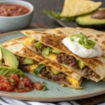 Burger Quesadilla