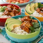 Honey Chipotle Chicken Rice Bowls
