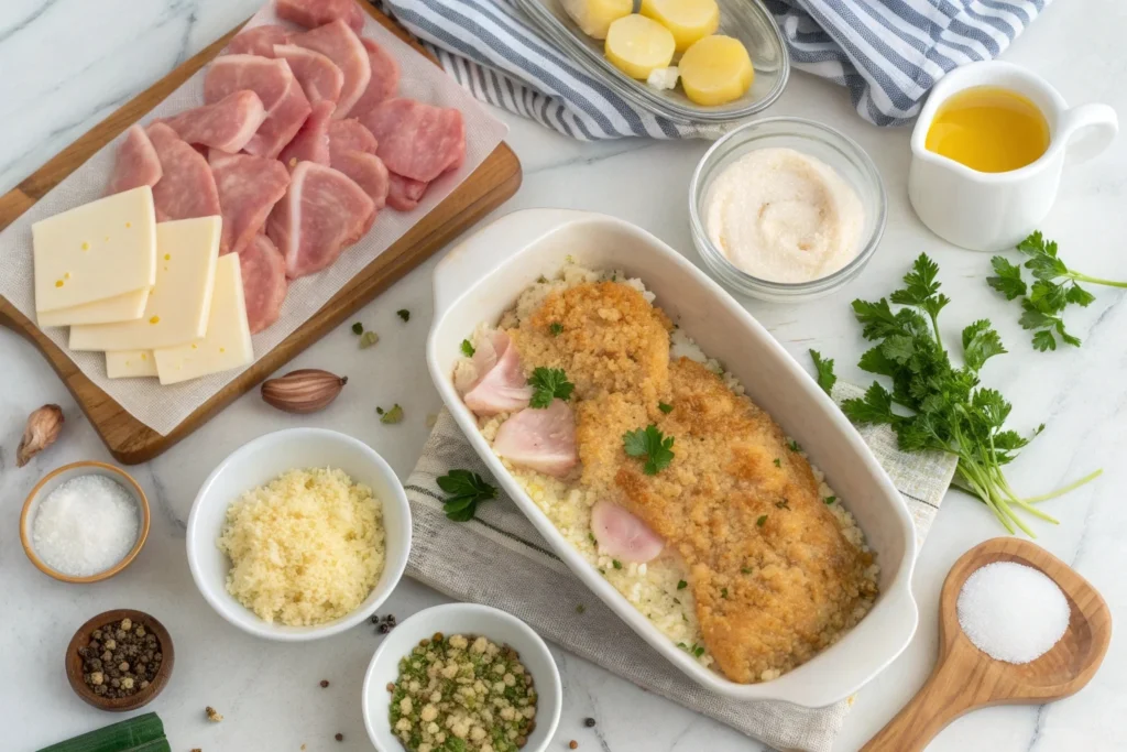 Chicken Cordon Bleu Casserole
