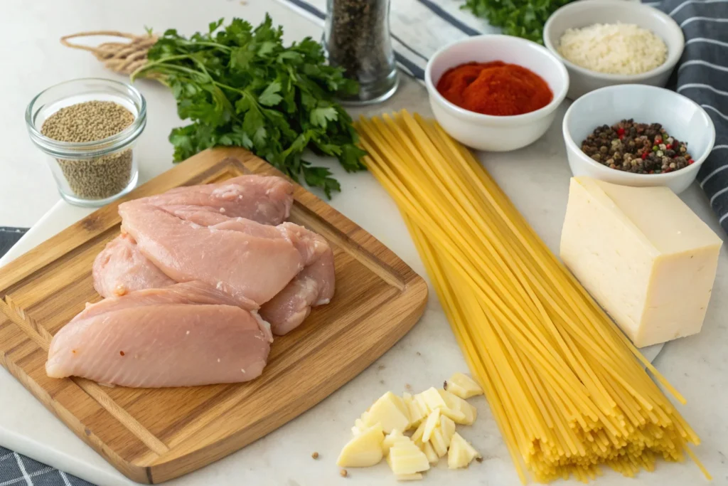Easy Cowboy Butter Chicken Linguine