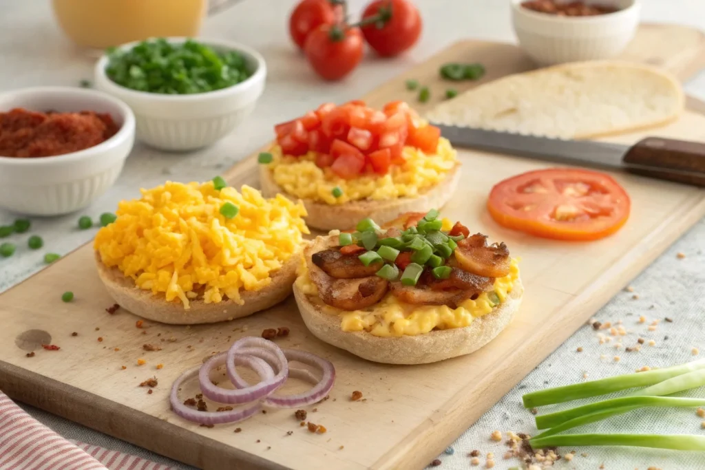 English Muffin Breakfast Pizza