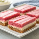 Rhubarb Bars with Cream Cheese