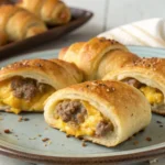 Sausage Egg & Cheese Crescent Rolls